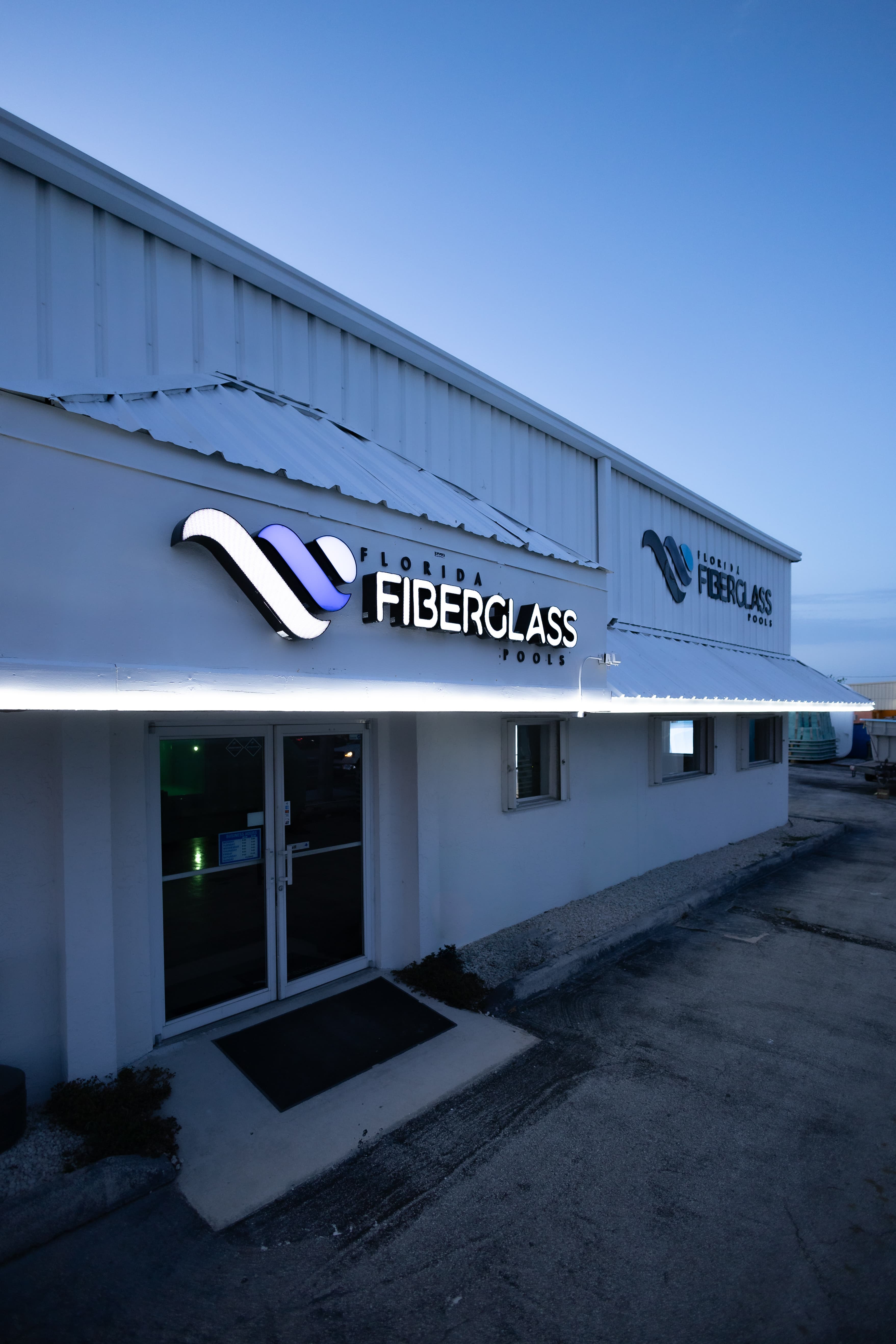 FLFG Pools showroom building