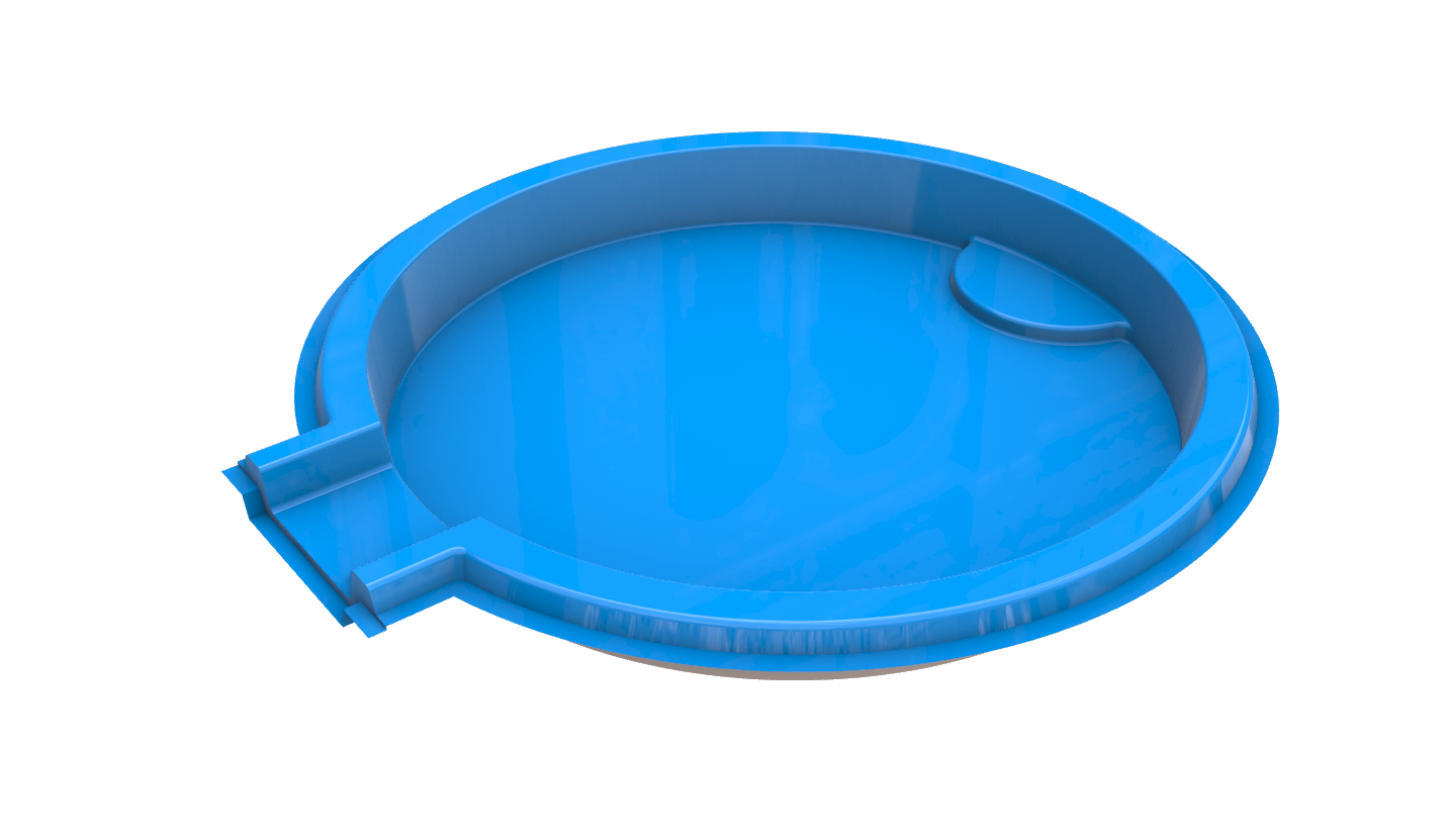 Natal Ledge 3D model render 2