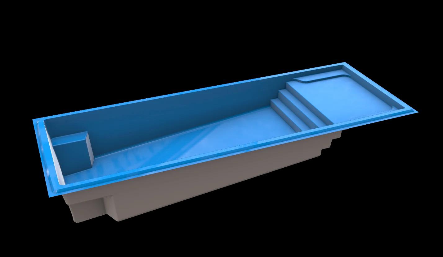 Colombian Beach 3D model render 3