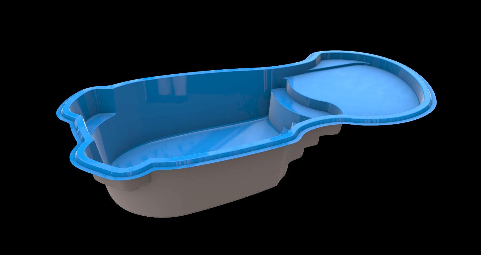Costa Beach 3D model render 3