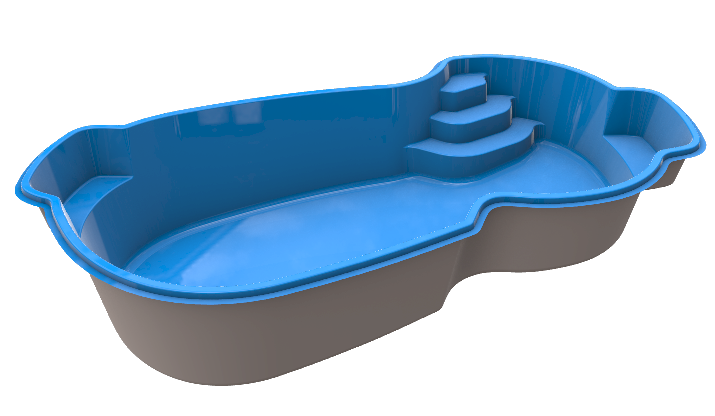 Costa Rica 3D model render 3