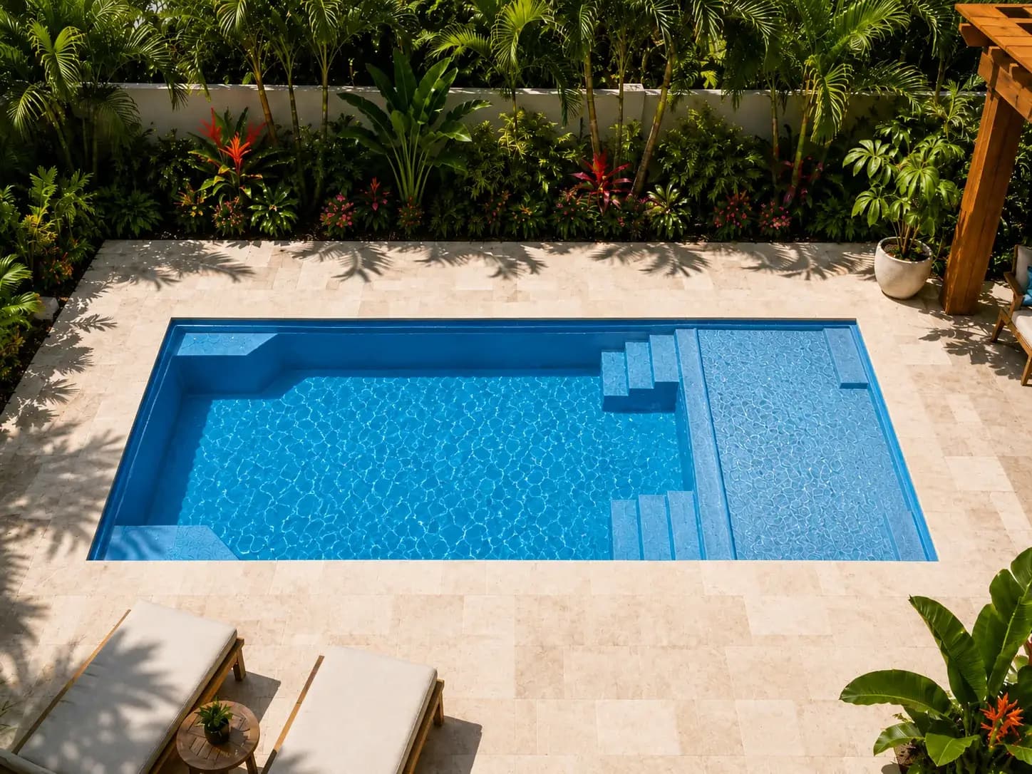 Macaw Cove fiberglass pool