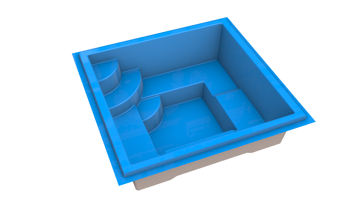 Quatro 3D model render 2