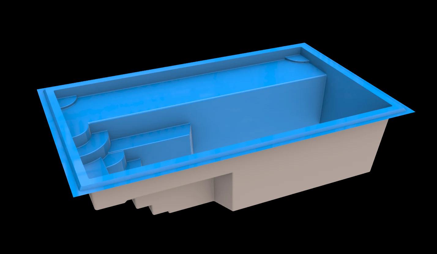 Neblina Beach 3D model render 3