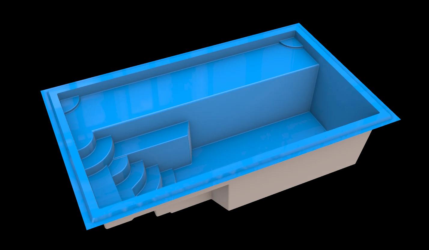 Neblina Beach 3D model render 2