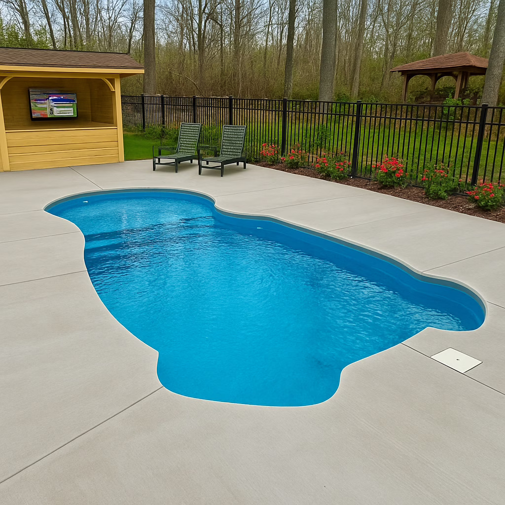 Costa Beach fiberglass pool